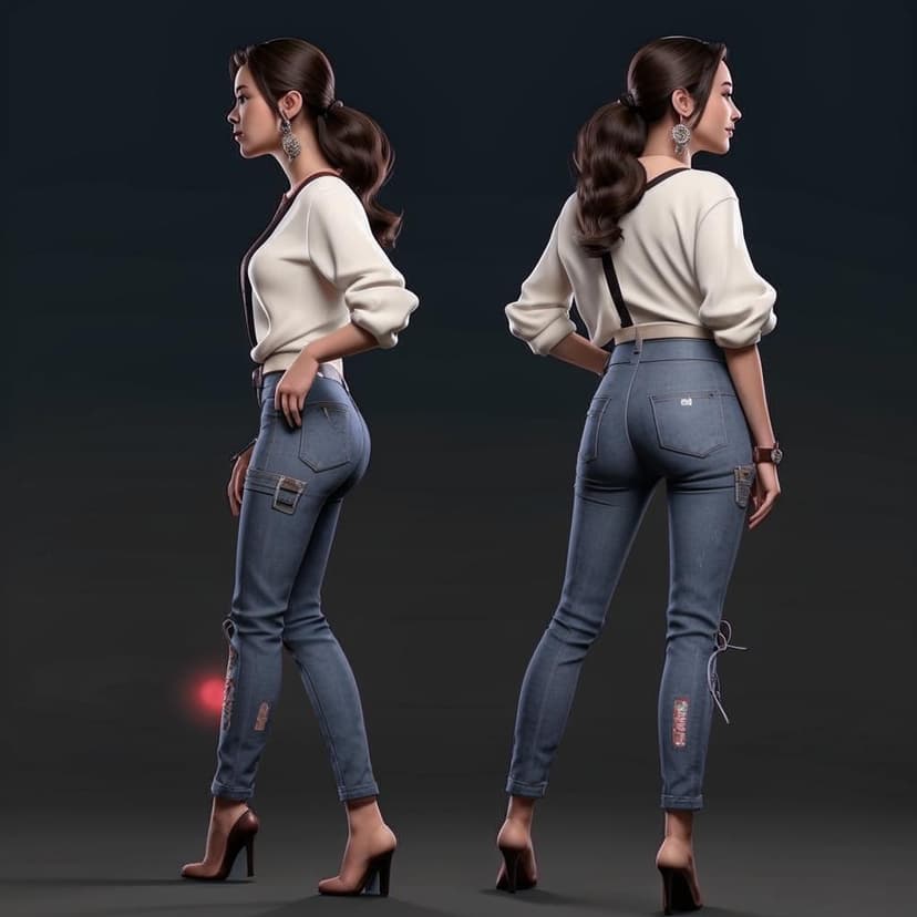 Character full body pose