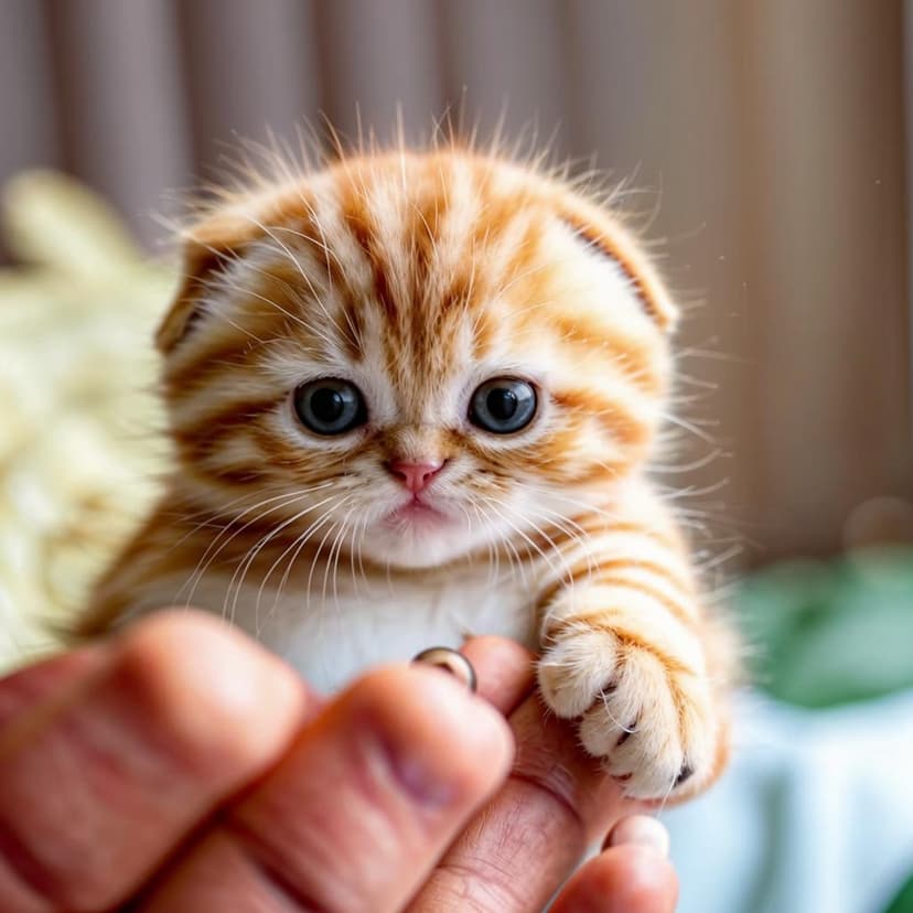A realistic photograph of an incredibly tiny
