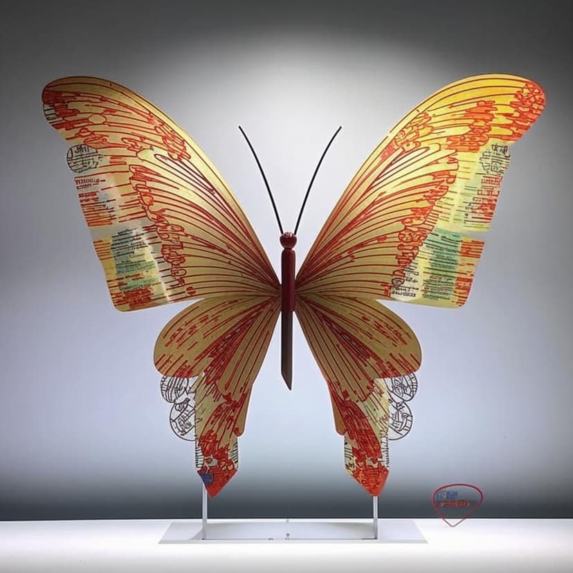 Fiber optic paper sculpture