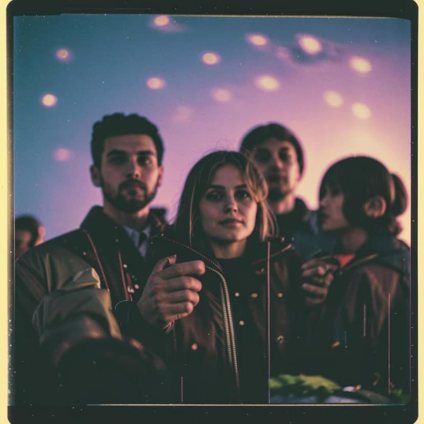 is it me or is that group of people are levitating