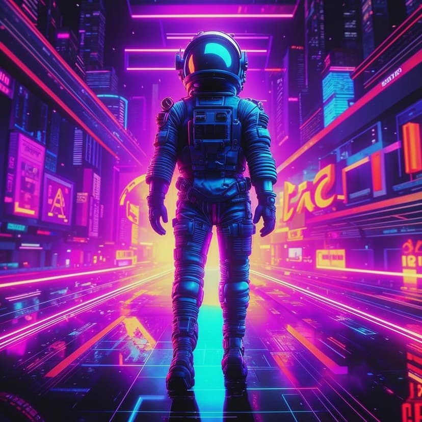 Cyberpunk graphic design