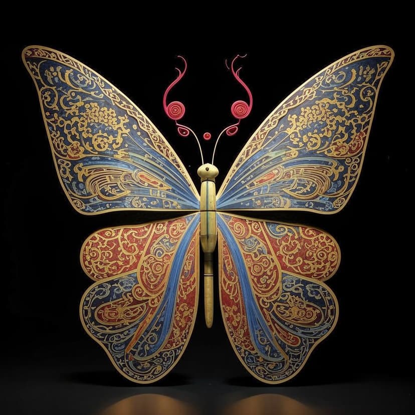 Fiber optic paper sculpture