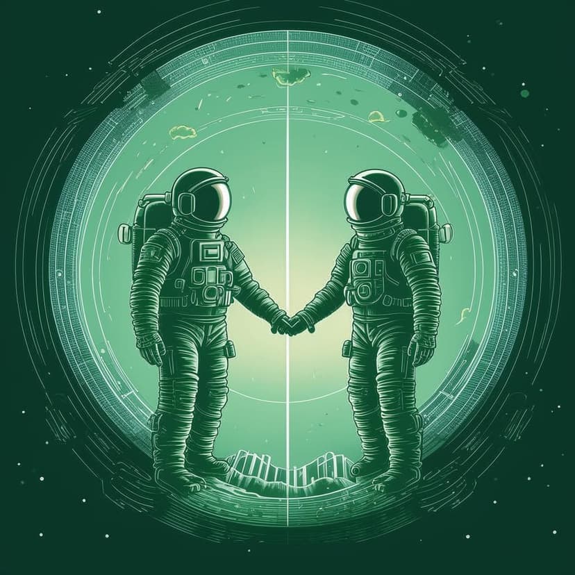 Linear art with futuristic and minimalist design