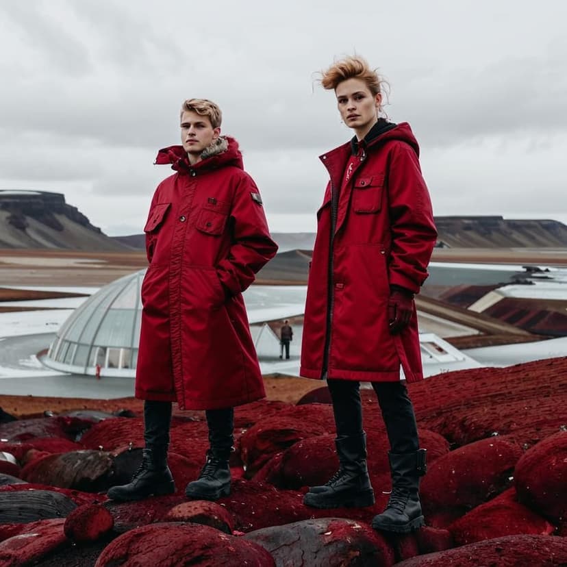 editorial fashion photography in Iceland