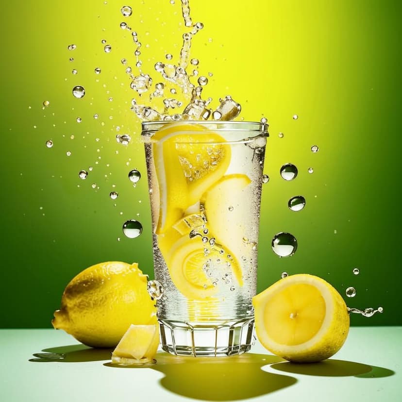 **”Chill & Zing!**  
Sip on vibrant lemon soda—icy