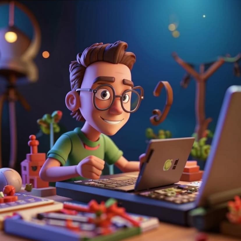 A charming yet rugged 3D claymation of a vibrant young male coder working on a Raspberry Pi circuit at his laptop. (20 words)  

*Keeps the cute/masculine balance