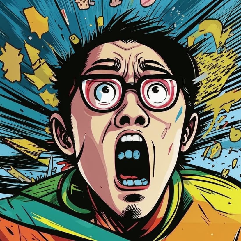 **”GPT #1: DRAMATIC MELTDOWN!”**  

A ripped Korean man in glasses wails like a child