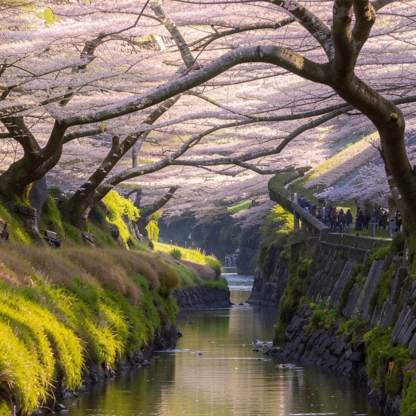 Discover Miyazaki’s hidden cherry blossom valley—wander canyon trails flanked by a sparkling river and vibrant pink blooms. A serene floral paradise. (25 words)  

*Kept under 26 words while capturing the scenic beauty and peaceful atmosphere. Used vivid descriptors (“sparkling