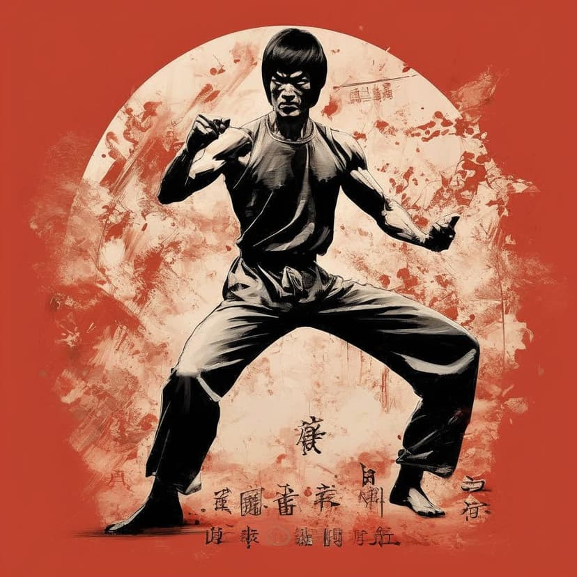 “Bruce Lee” in Chinese characters