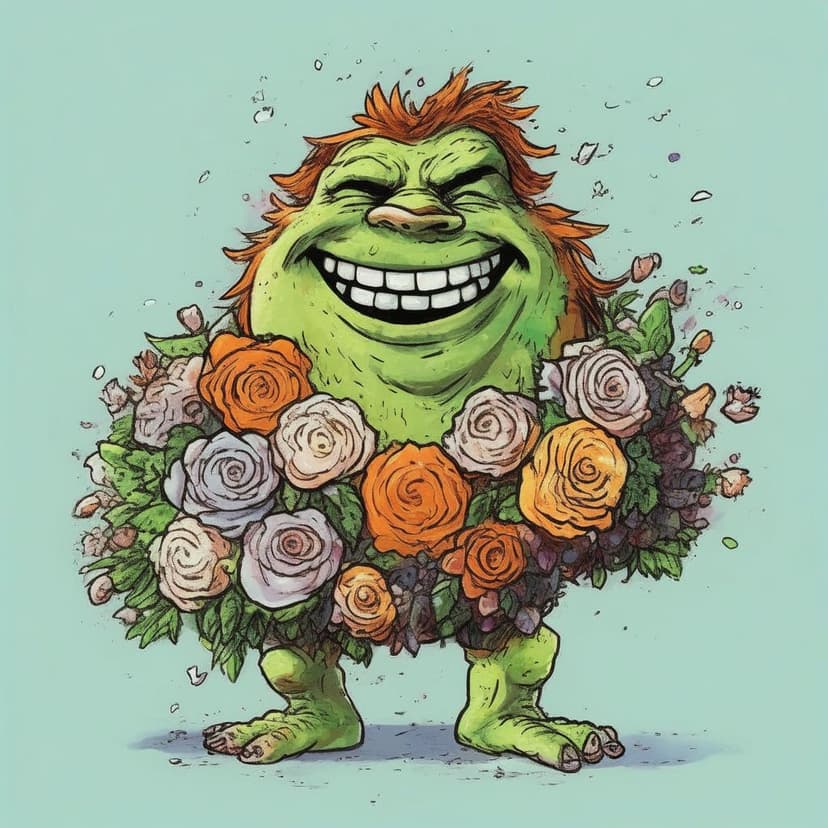 A goofy ogre with a massive