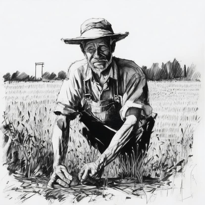 A hardworking farmer