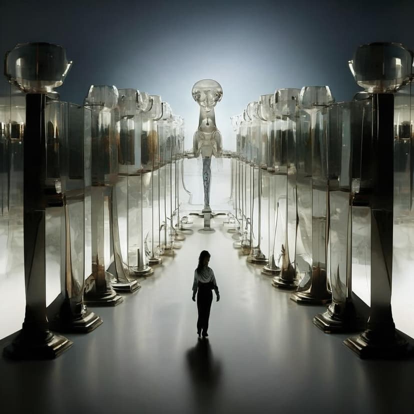 Nine mirrors face the mind’s machine