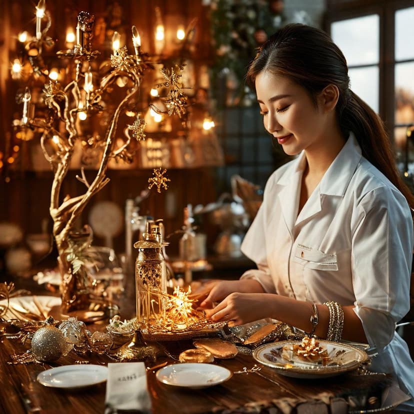 Our team collaborated with the International Medical Aesthetic Festival to create an elegant advertisement for its 23rd New Year photo competition