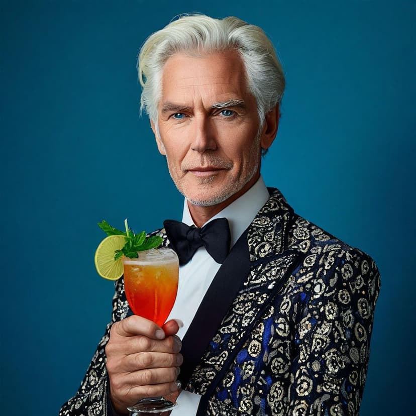 A sharp portrait of a stylish