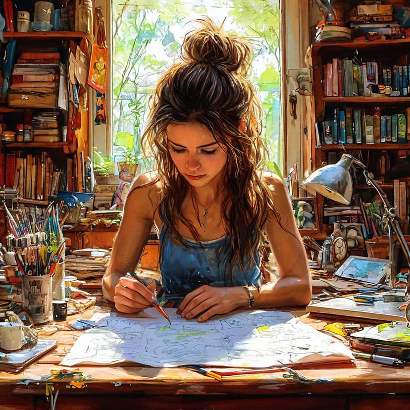 Lost in a whirlwind of color and story