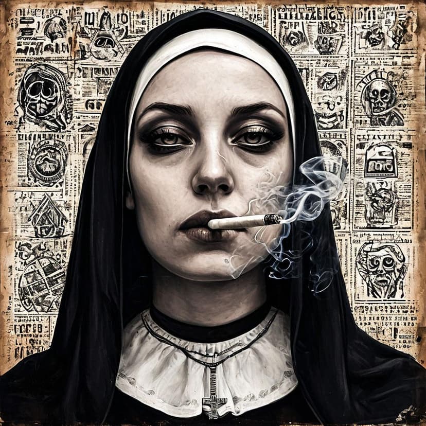 A smoking nun