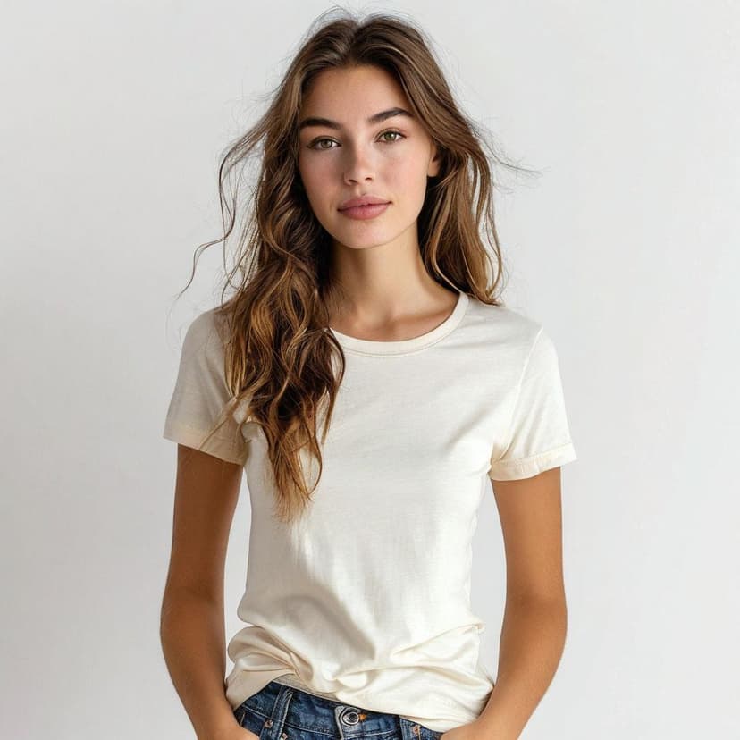 Classic cream women’s t-shirt