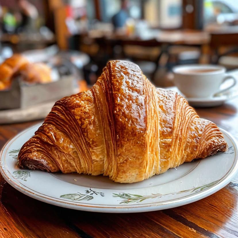 A café serves a Jabba the Hutt-shaped croissant