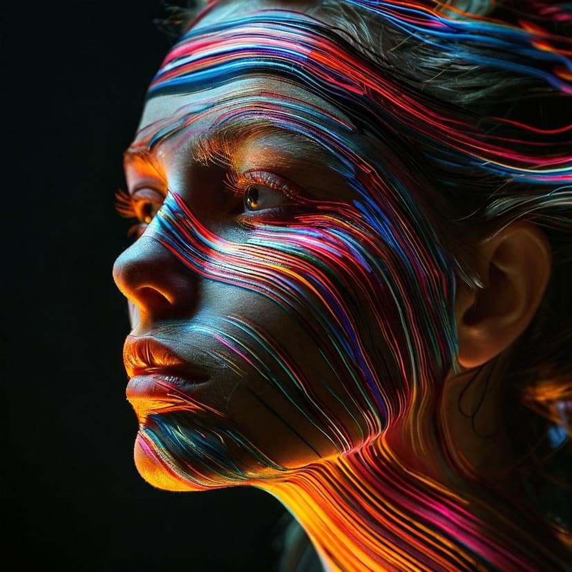 Avant-garde light painting