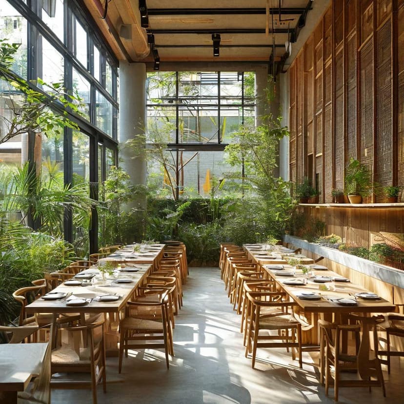 A Nordic-Zen vegetarian restaurant