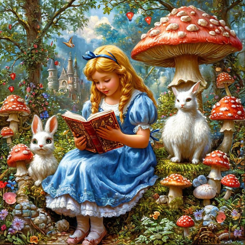 In a Kinkade-style Wonderland