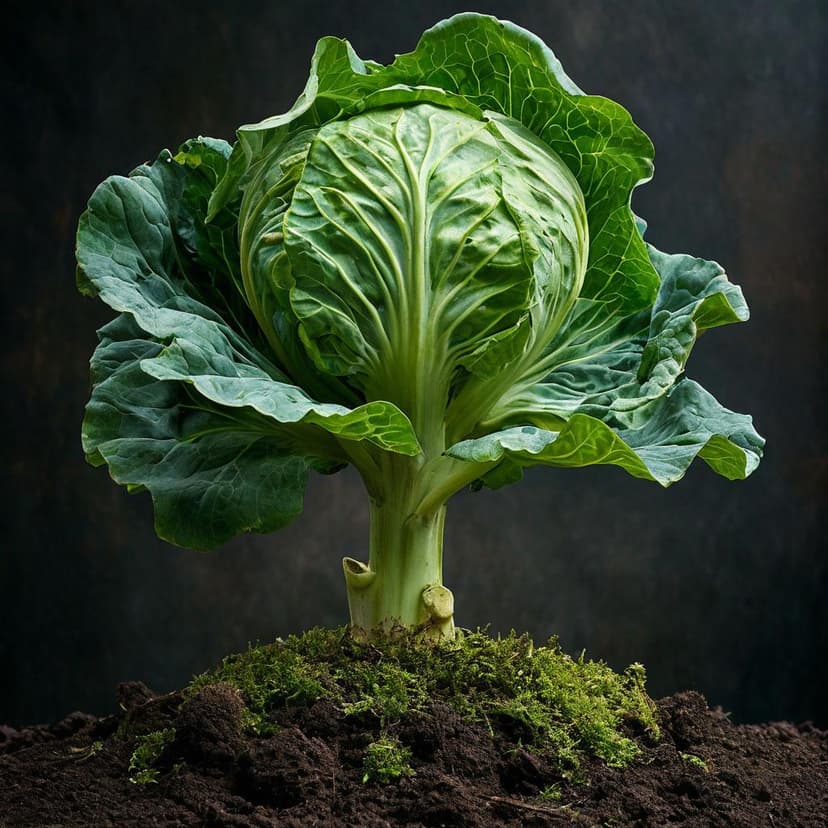 A prize-winning photo captures a cabbage-headed being