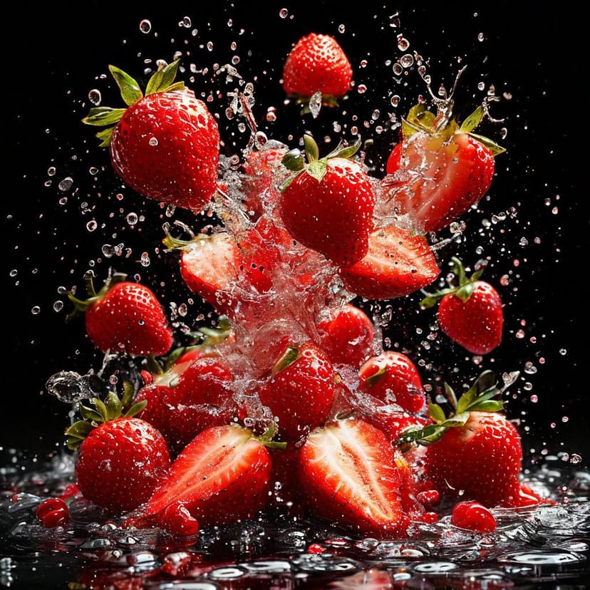 A hyper-realistic tornado of glossy