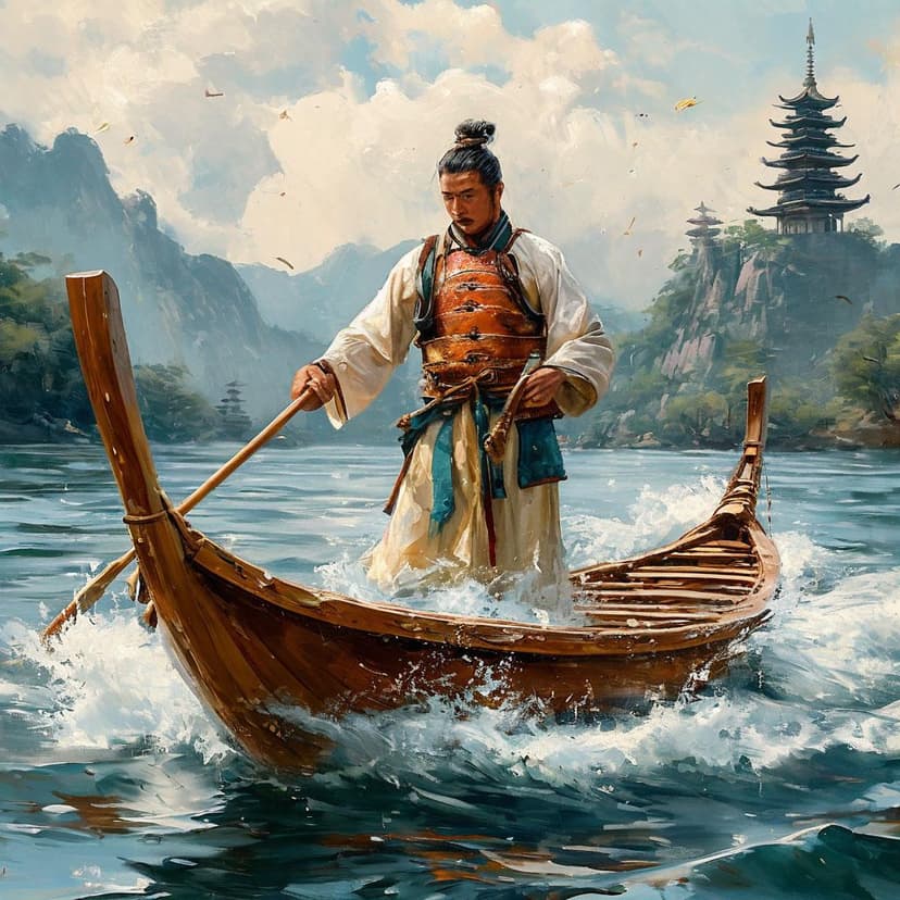 龙舟破浪，泡沫翻涌如科技去渍，桨手汗渍尽去，衣物光洁如新，粽叶清香点题端午。