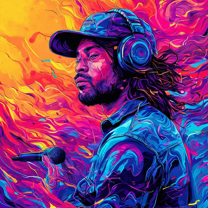 Vibrant vector art celebrating mainstream music’s dynamic energy